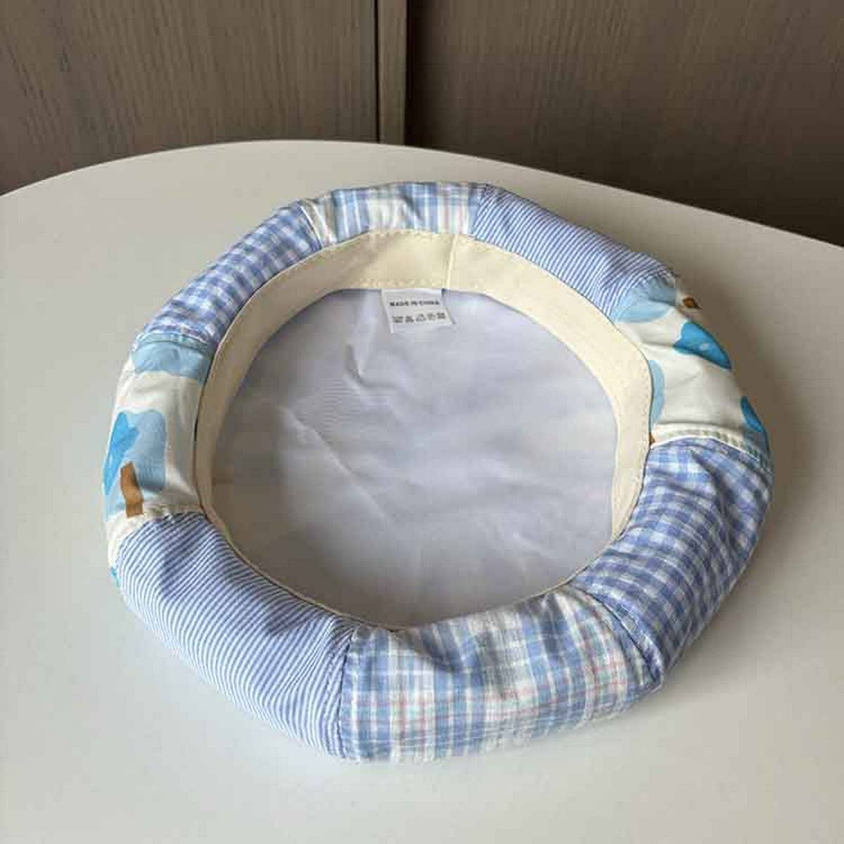 PINK SWEET SPLICING CLOUD BERET_CWAB2904