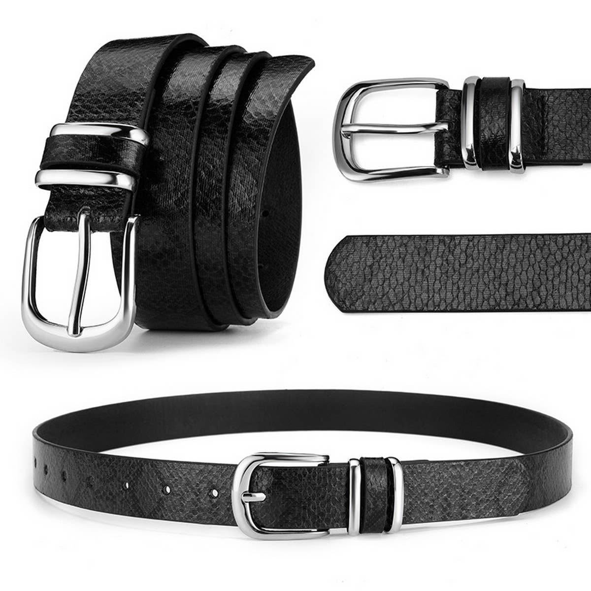 Vintage Serpentine Womens Pin Buckle Belt_Cwmm0764