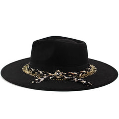 BRITISH STYLE AUTUMN AND WINTER WARM HAT JAZZ HAT_CWAH1880