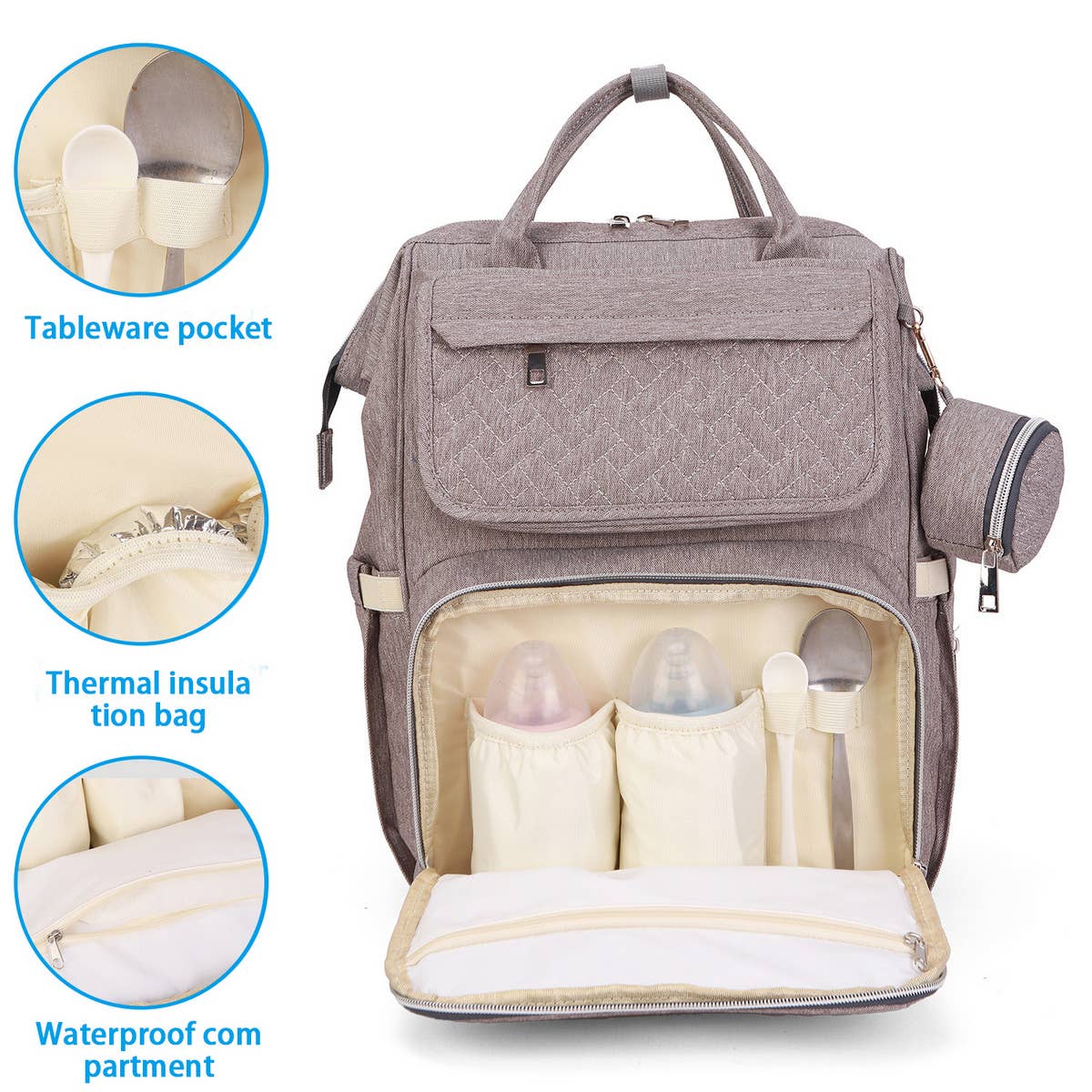 SIMPLE MULTIFUNCTIONAL MOTHER AND BABY BAG_CWAB2240