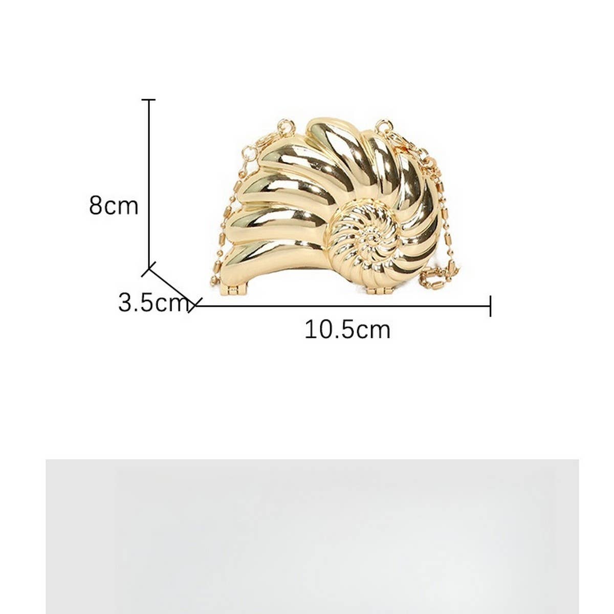 CONCH LIPSTICK CELEBRITY EVENING BAG CLUTCH BAG_CWAB3264