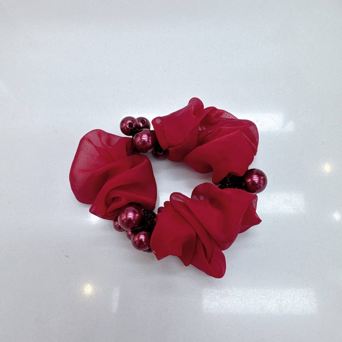 ELEGANT PEARL HAIR TIE CUTE PONYTAIL HOLDER_CWAHA6868