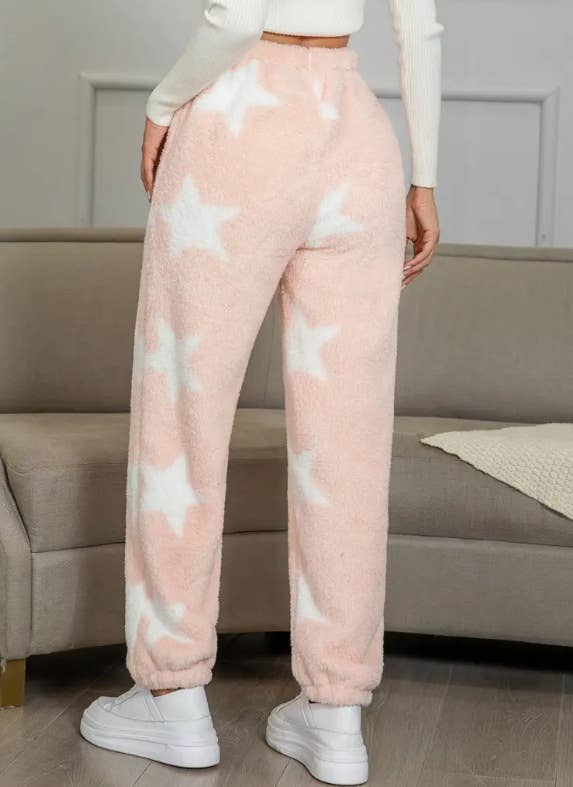 Thick Flannel Baggy Coral Fleece Pajama Pants