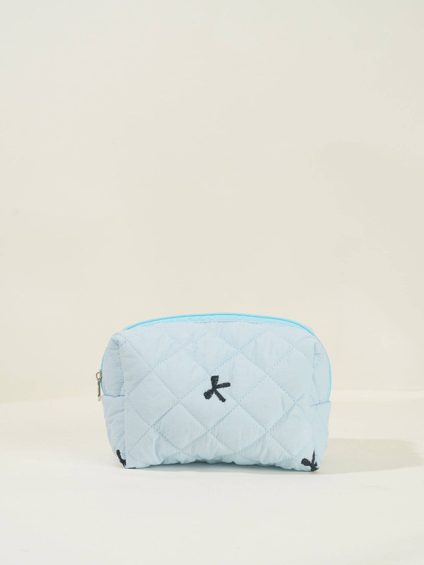 Large-Capacity Set Of Embroidered Bow Handbag