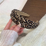 Leopard Wide Headband Retro Daily Hairband_Cwaha08060