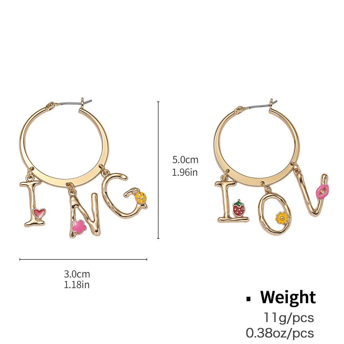 NEW FASHION SWEET GIRL STYLE PENDANT EARRINGS_CWAJE2958