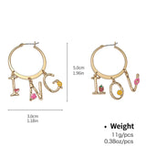 NEW FASHION SWEET GIRL STYLE PENDANT EARRINGS_CWAJE2958