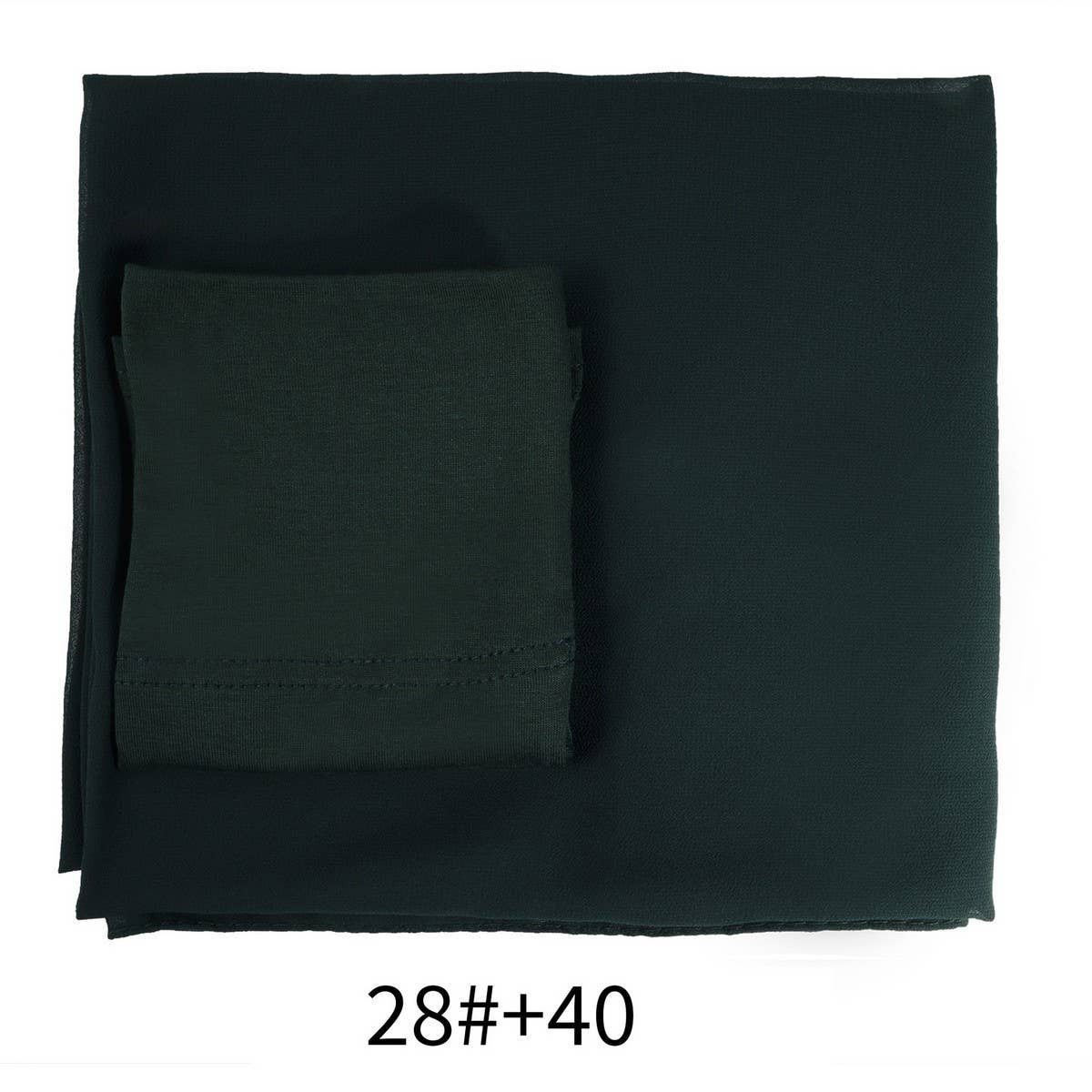 Two-Piece Chiffon Shawl And Headscarf_Cwasc2424