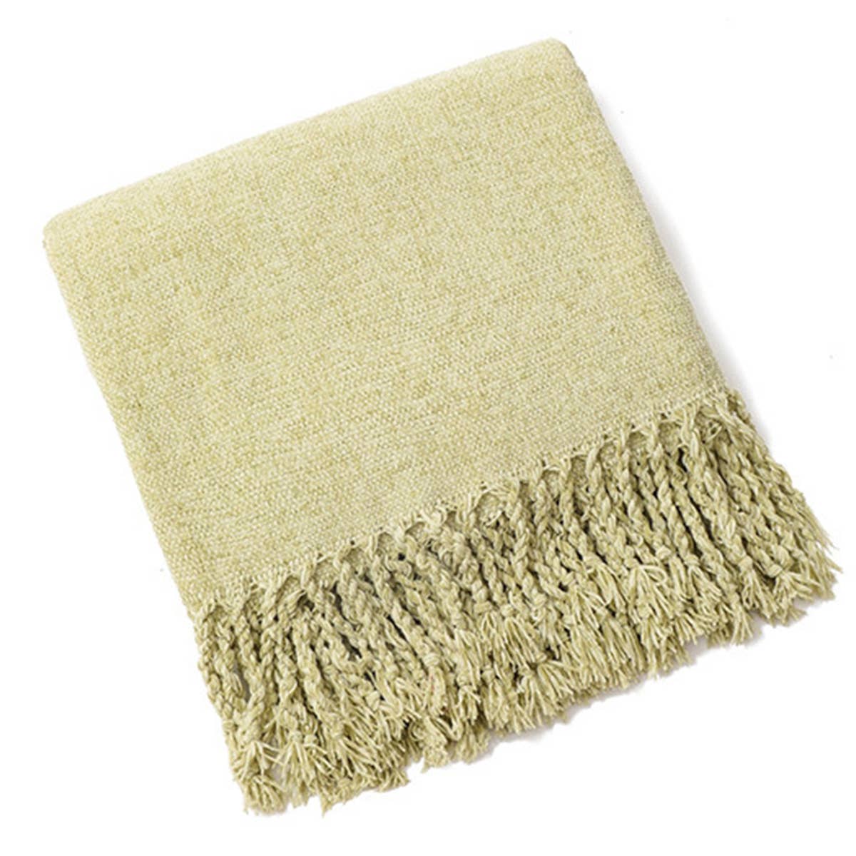 FRINGED SOFT AND WARM KNITTED BLANKET_CWMM0201