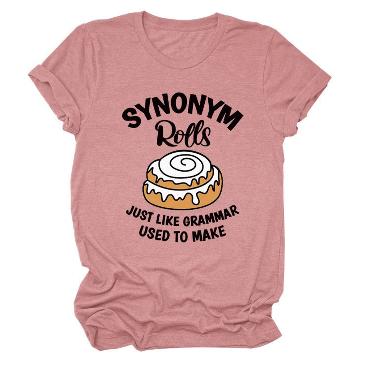 LOOSE FIT WOMEN S T SHIRT WITH CUTE GRAPHIC _CWTTSL0486