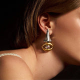 EYE NOSE MOUTH PENDANT FASHION EARRINGS_CWAJE5052