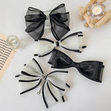SIMPLE DIAMOND TASSEL BOW HAIRPINS_CWAHA1202
