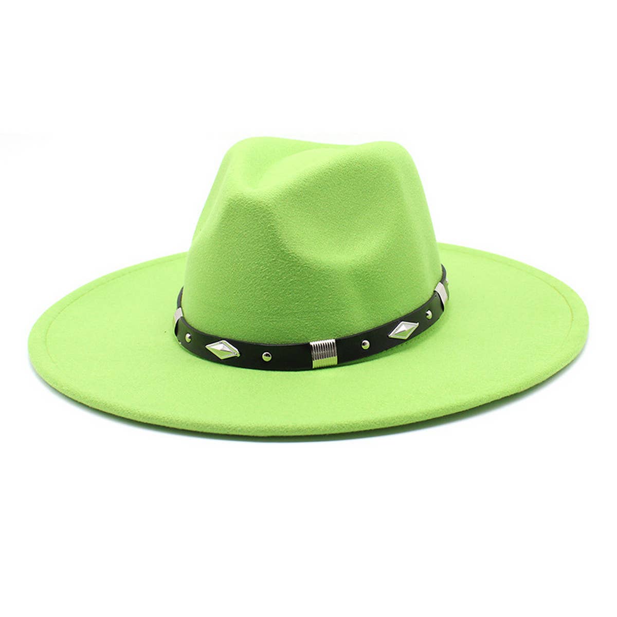 Women Fashion Casual Big Felt Hat Jazz Hat_Cwah0843