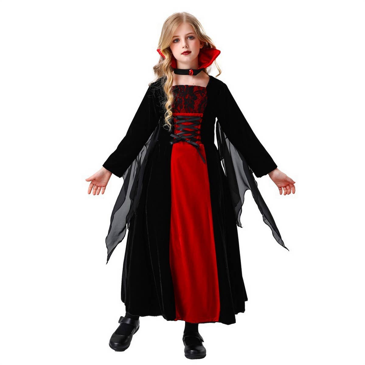 HALLOWEEN CHILDRENS HORROR VAMPIRE COSTUME_CWMM1526