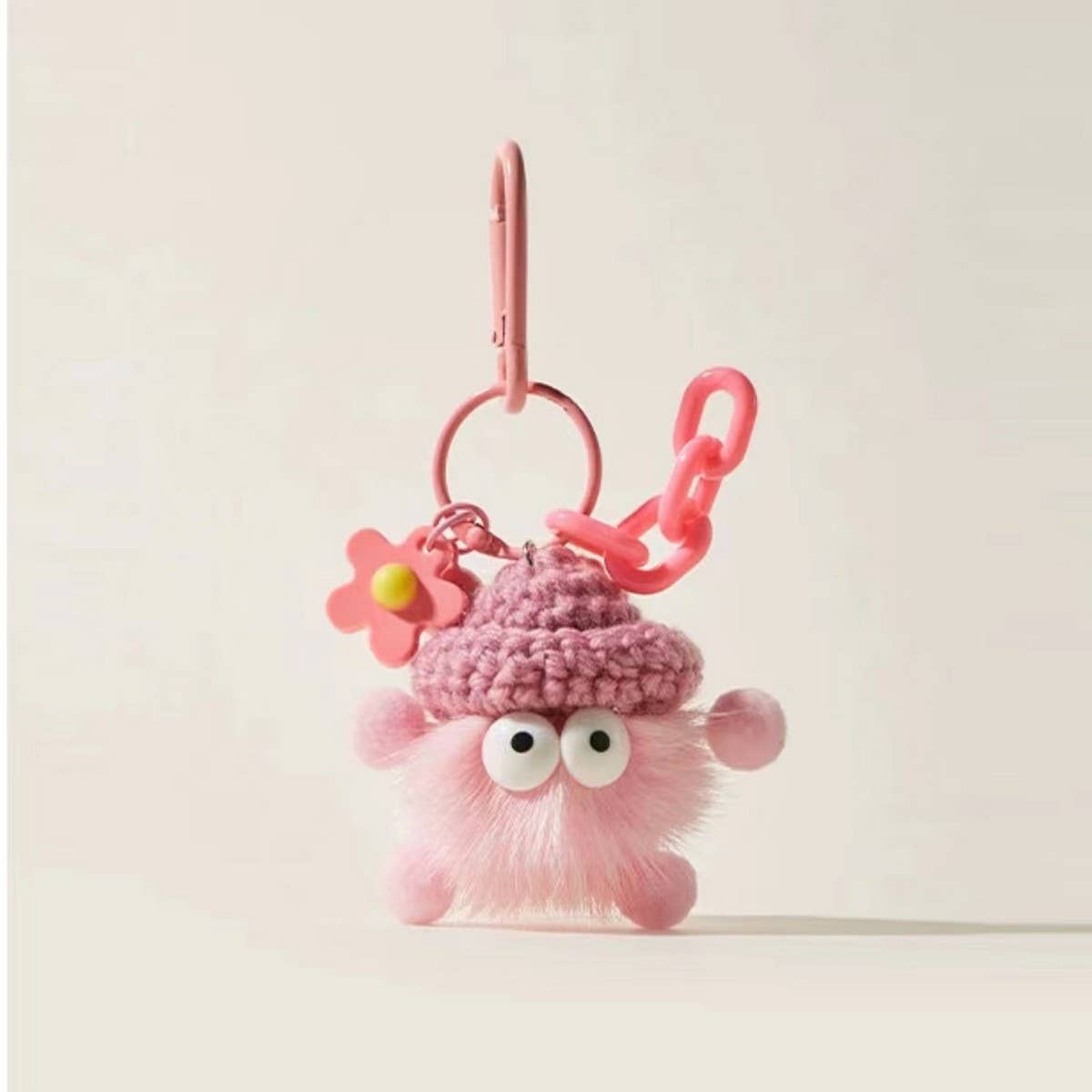 Cwmm10413_Cute Keychain Plush Backpack Bag Charm