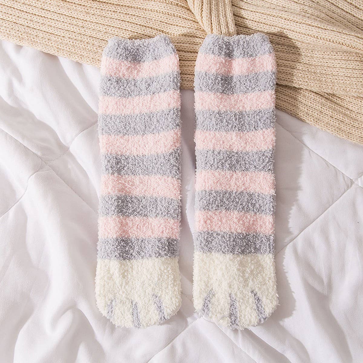 NEW STYLE WARM MID CALF SLEEPING SOCKS_CWMS0967