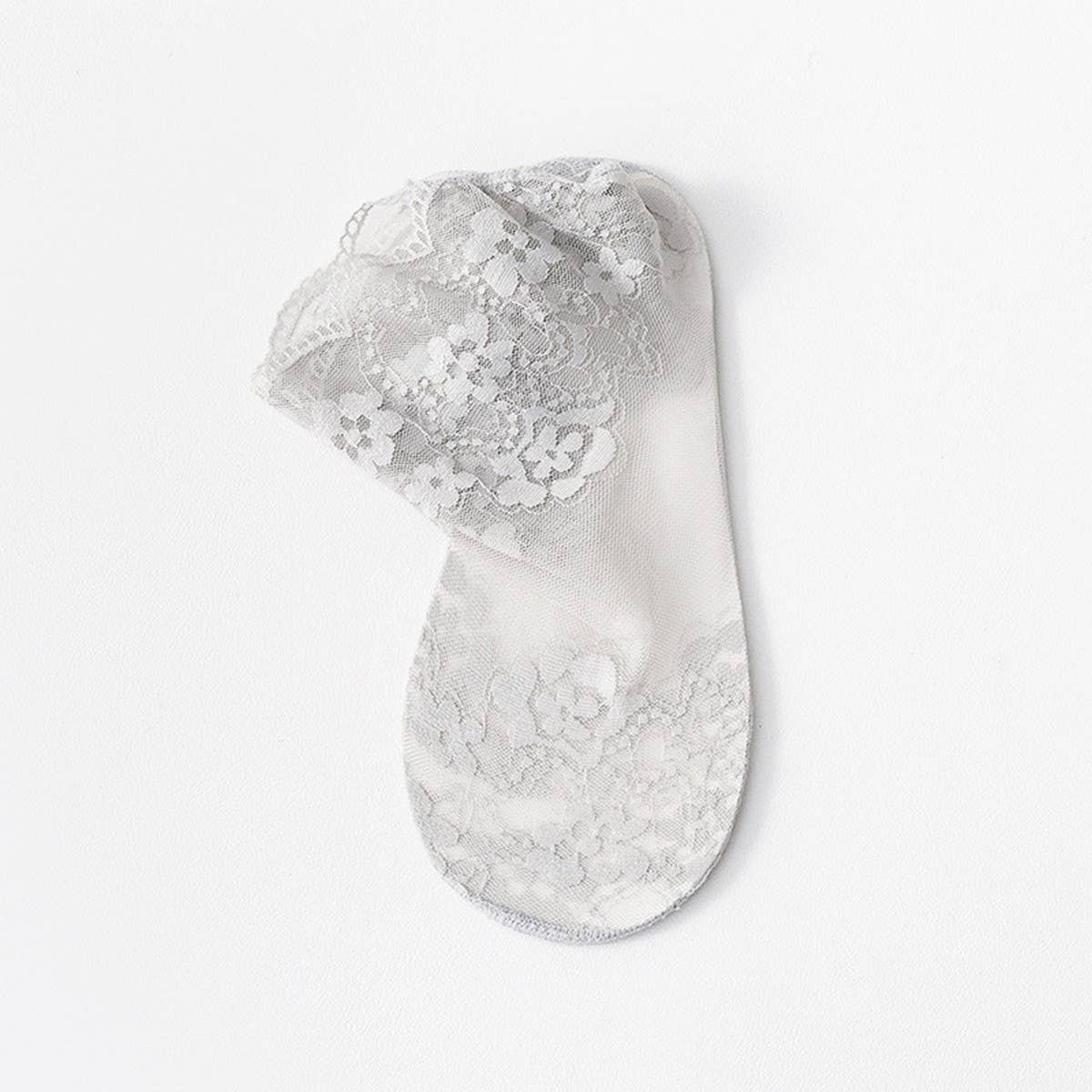 THIN SHORT SOCKS FOR SUMMER MESH LACE SOCKS_CWMS0507