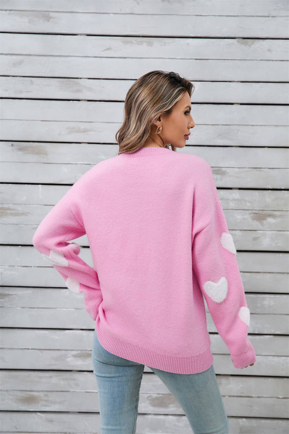 Valentines Day Love Long-Sleeved Knit Sweater