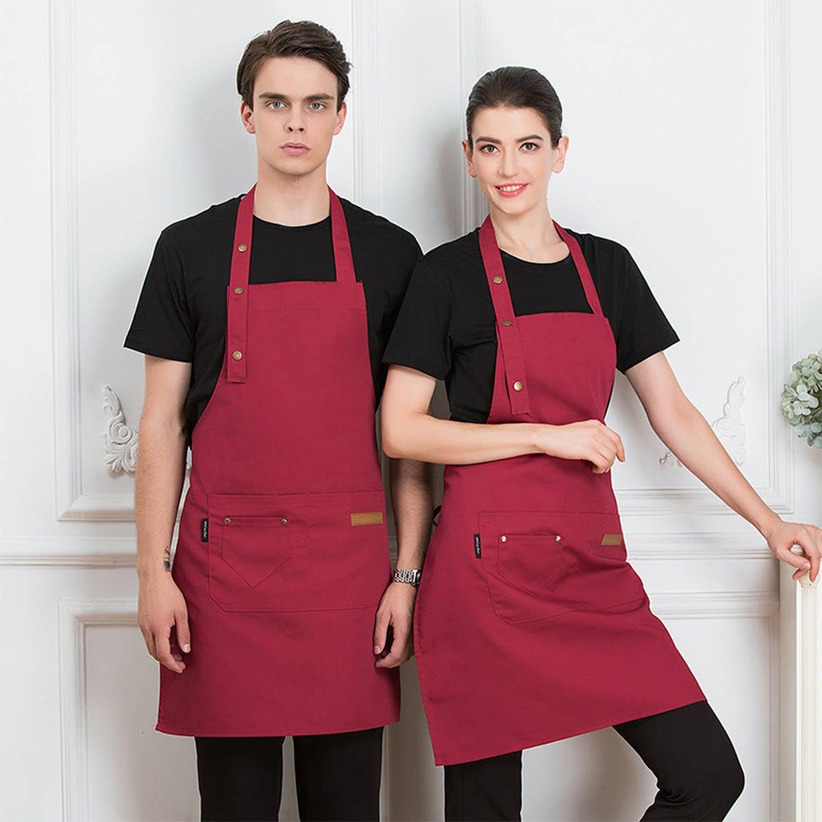 Cwmm1814_Waterproof Canvas Pocket Working Home Apron