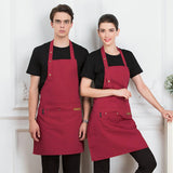 Cwmm1814_Waterproof Canvas Pocket Working Home Apron
