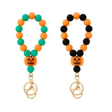 EXAGGERATED LUMINOUS PUMPKIN BRACELET KEYCHAIN_CWMM1212