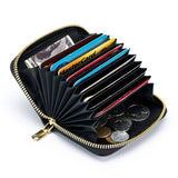 SMALL HEAD LAYER COWHIDE LEATHER PICKUP CARD BAG_CWAB3875