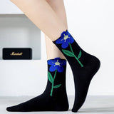 AUTUMN AND WINTER COTTON BREATHABLE MID CALF SOCKS_CWMS0920