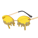 PERSONALIZED FUNNY FASHION TEARDROP SUNGLASSES_CWASG0871