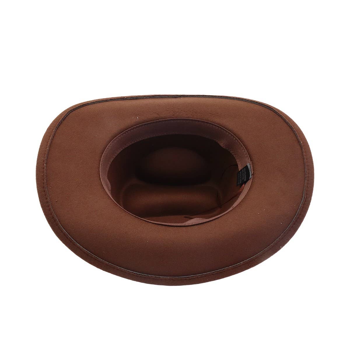 Western Ethnic Wool Fedora Hat For Fall Winter_Cwah04474