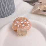 CUTE RED MUSHROOM HAIR CLAW CLIP ACETATE STYLE_CWAHA0565