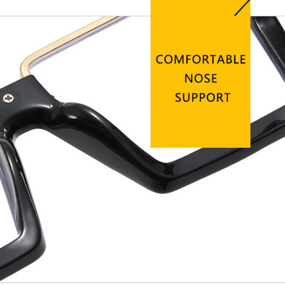 FASHIONABLE SQUARE FLAT GLASSES ANTI BLUE LIGHT_CWASG0317