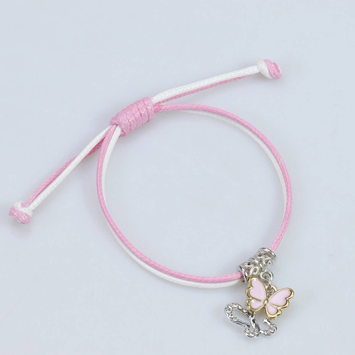 SIMPLE BUTTERFLY DECORATIVE WOVEN BRACELET_CWAJE0730