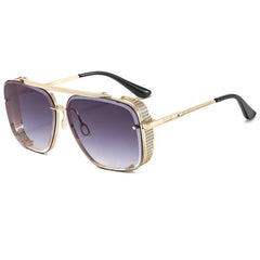 Trendy Unisex Metal Punk Flip-Up Sunglasses_Cwasg1184