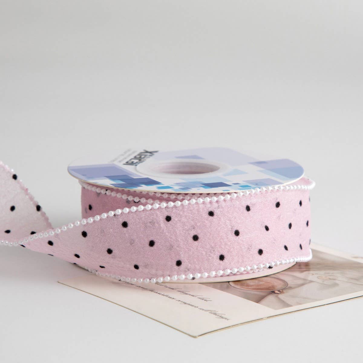 PEARL EDGE SMALL POLKA DOT RIBBON DIY RIBBON_CWMM5768