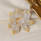 LOTUS FLOWER EMBROIDERED PATCH FOR STAIN REPAIR_CWMM5929