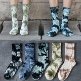 Tie-Dyed Hip-Hop Sports Socks_Cwms0251
