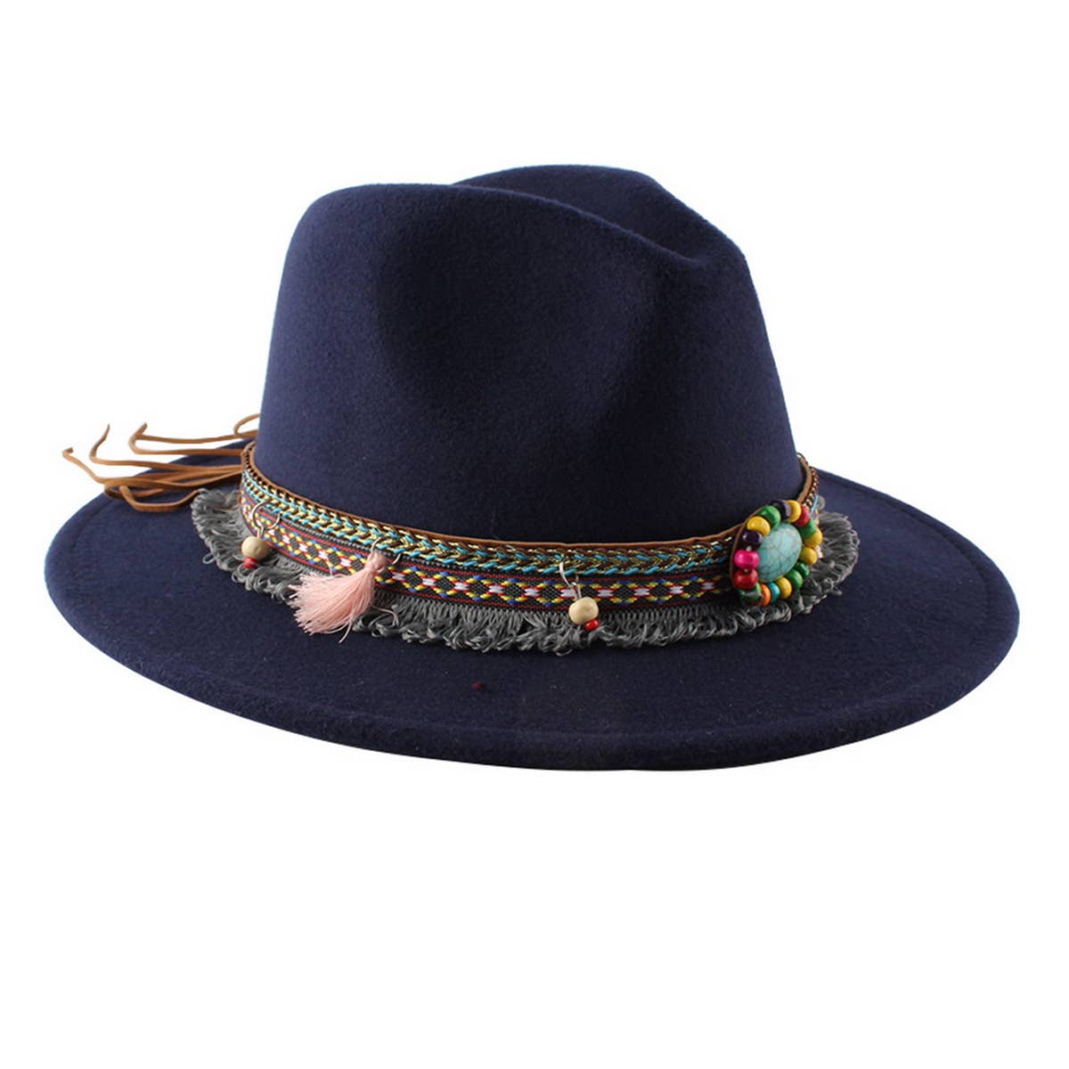 Women Retro Warm Felt Hat Jazz Hat_Cwah0753