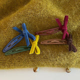 Velvet Bow Hair Clip Sweet Bb Bangs Hairpin_Cwaha08015