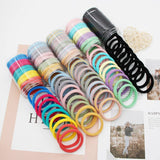 10PCS THICK SEAMLESS HAIR BANDS SCRUNCHIES_CWAHA0133
