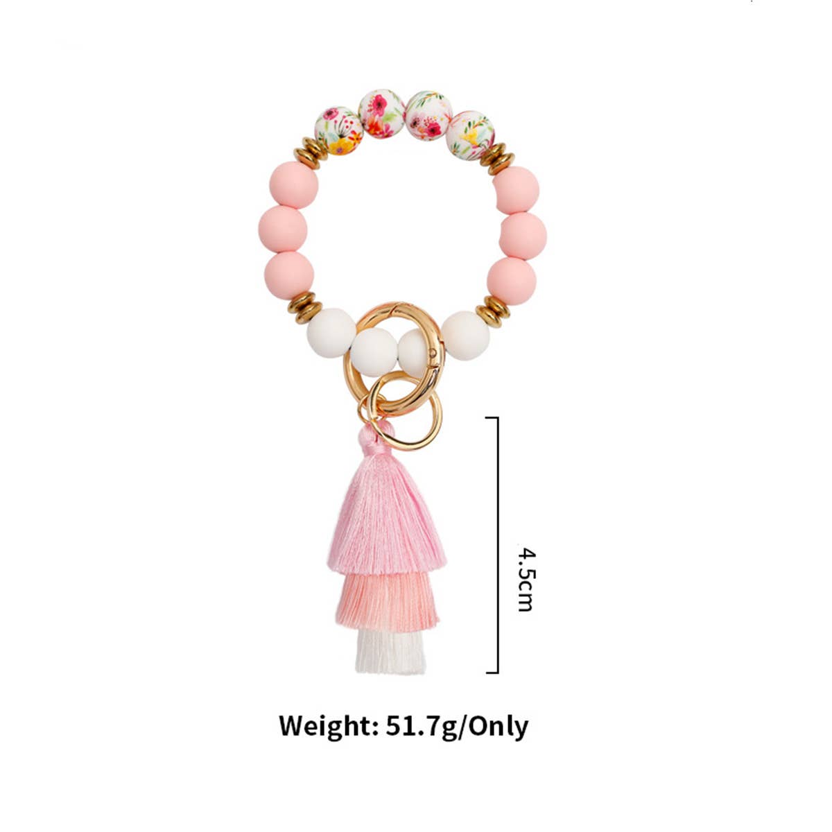 RETRO DUAL PURPOSE TASSEL BRACELET KEYCHAIN_CWMM1213