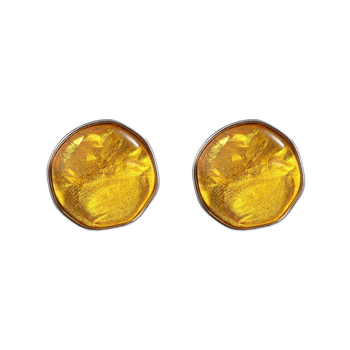 COLORFUL STAINLESS STUD EARRINGS JEWELRY_CWAJE0544