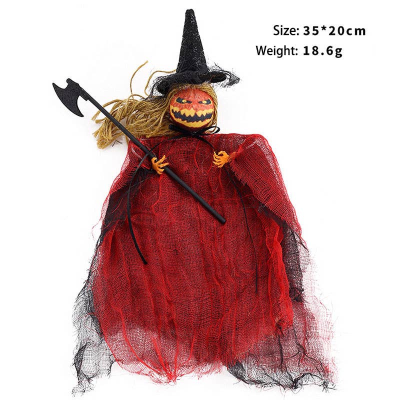 Halloween Hanging Ghost Pumpkin Decoration_Cwmm9833