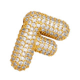 COPPER ZIRCONIA PENDANT NECKLACE HIP HOP_CWMM5862