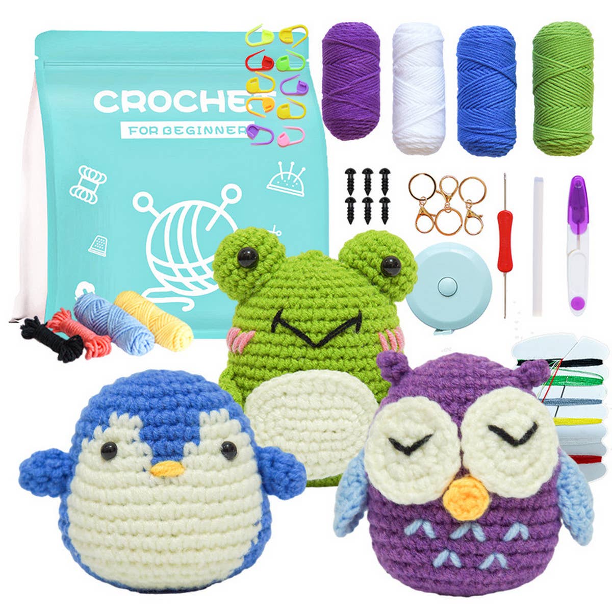 HANDMADE DIY DOLL CROCHET MATERIAL PACKAGE_CWMM0825
