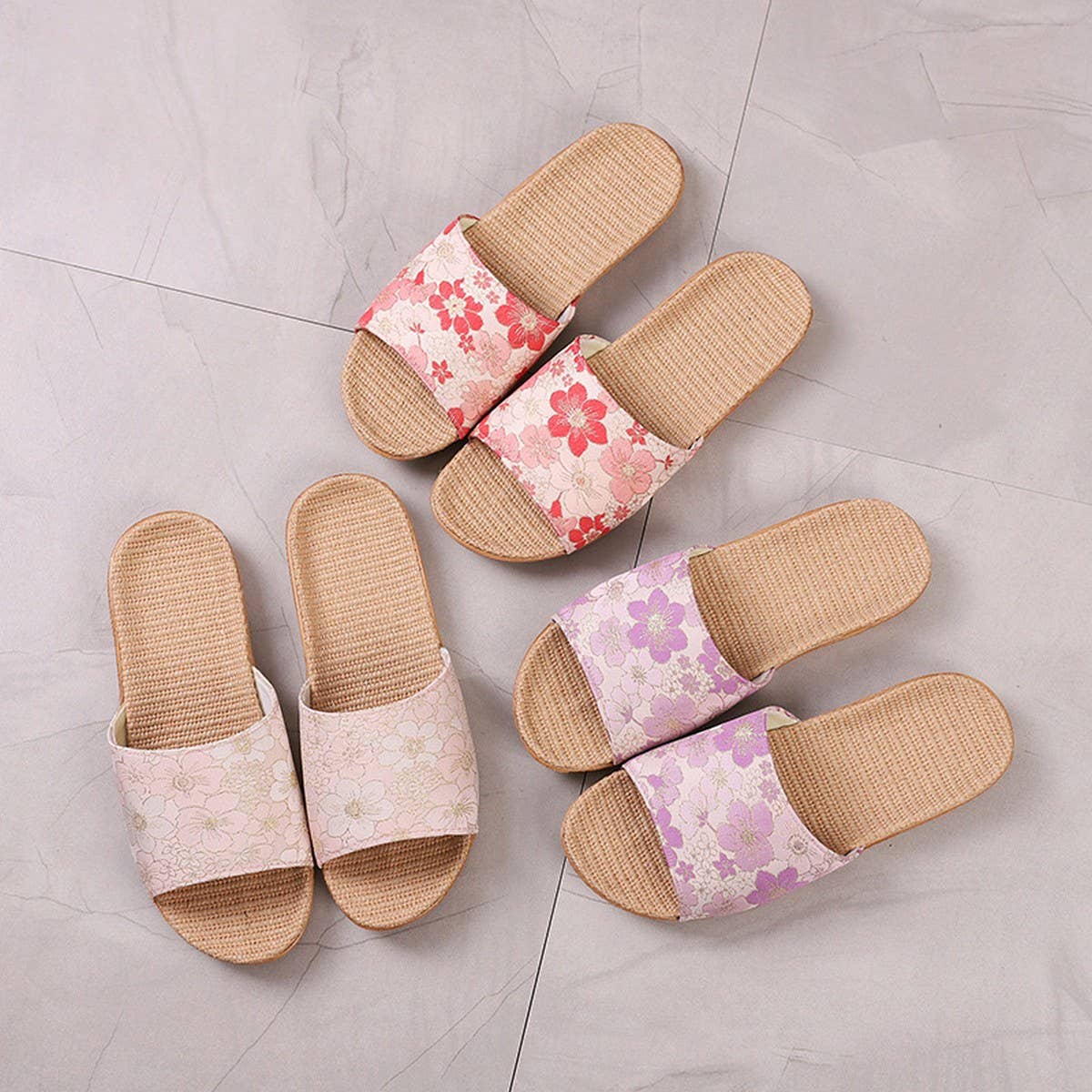 BREATHABLE LINEN SATIN SLIDERS FOR HOME OUT_CWSHF0189