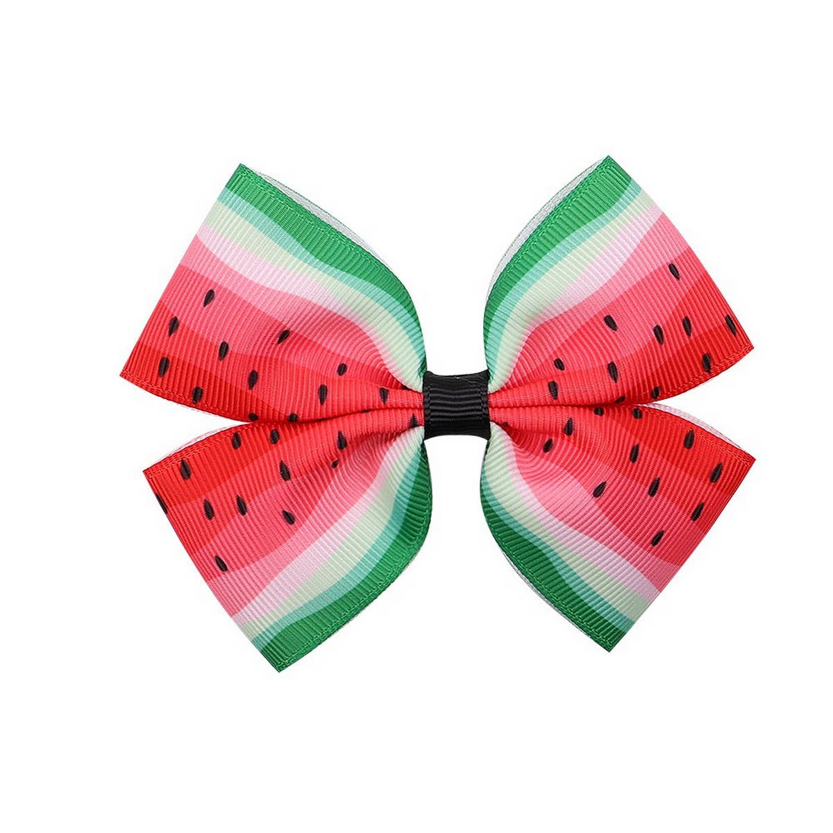 CHILDRENS FRUIT PRINT BOW HAIR CLIP_CWAHA2391