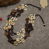 EXOTIC ETHNIC RETRO COCONUT SHELL SWEATER CHAIN_CWMM4390