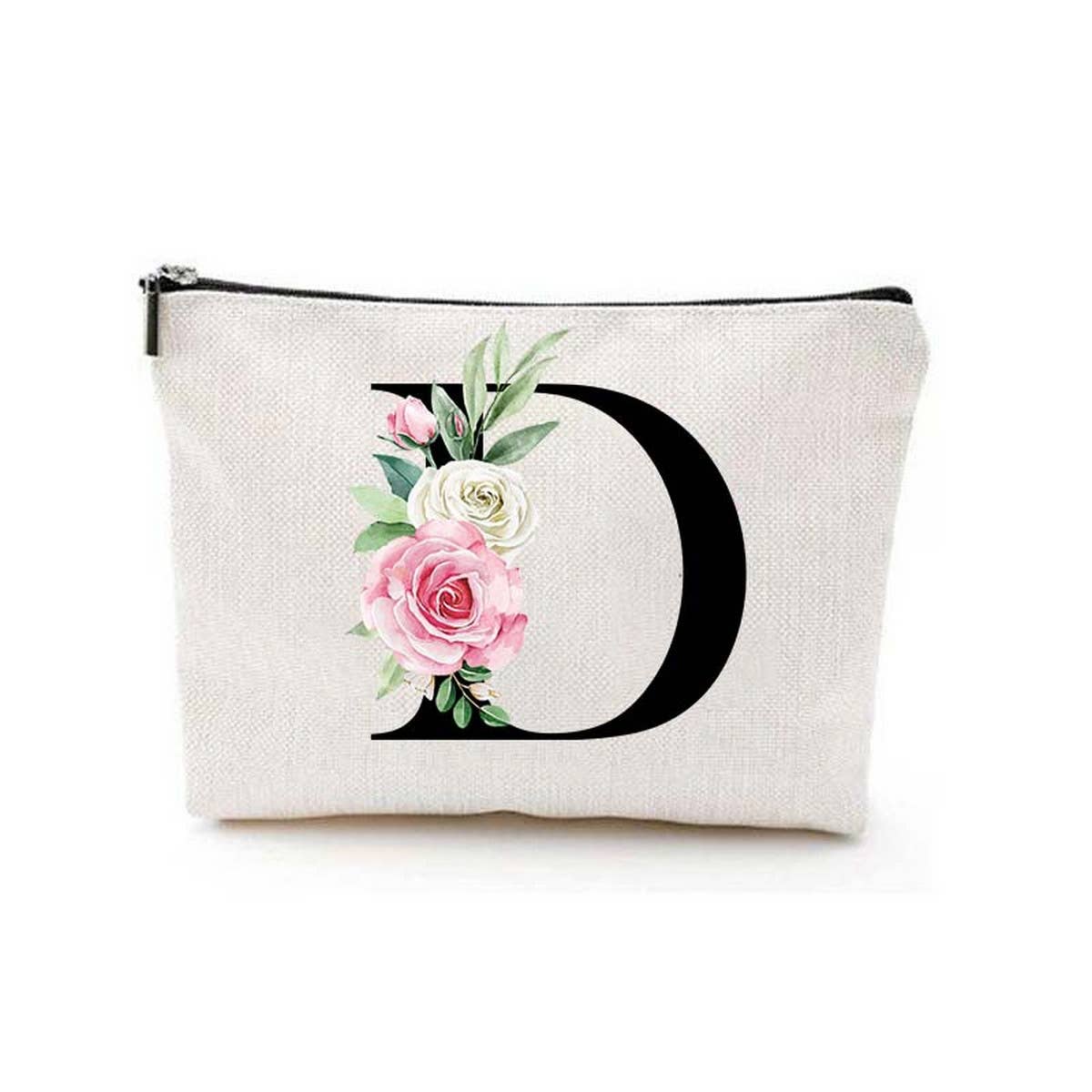 SIMPLE DOUBLE SIDED PRINTED ZIPPER COSMETIC BAG_CWAB2251