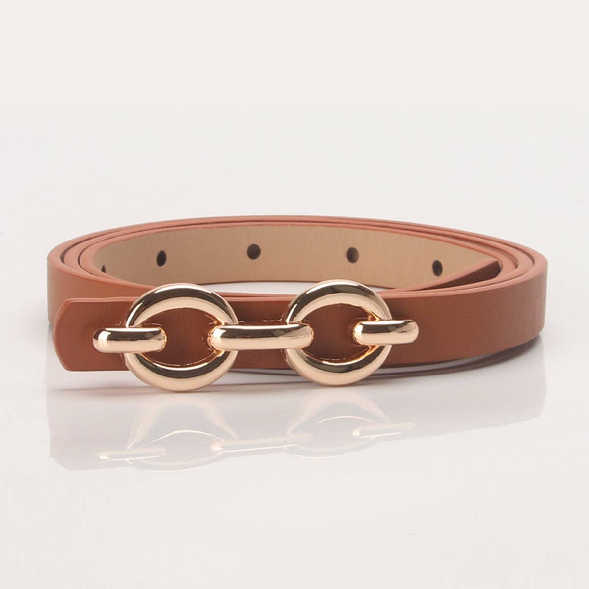 CLASSIC SIMPLE CHAIN BELT BUCKLES THIN BELTS_CWABE0397