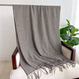 Vintage Houndstooth Faux Cashmere Scarf-Long Wrap_Cwasc1445